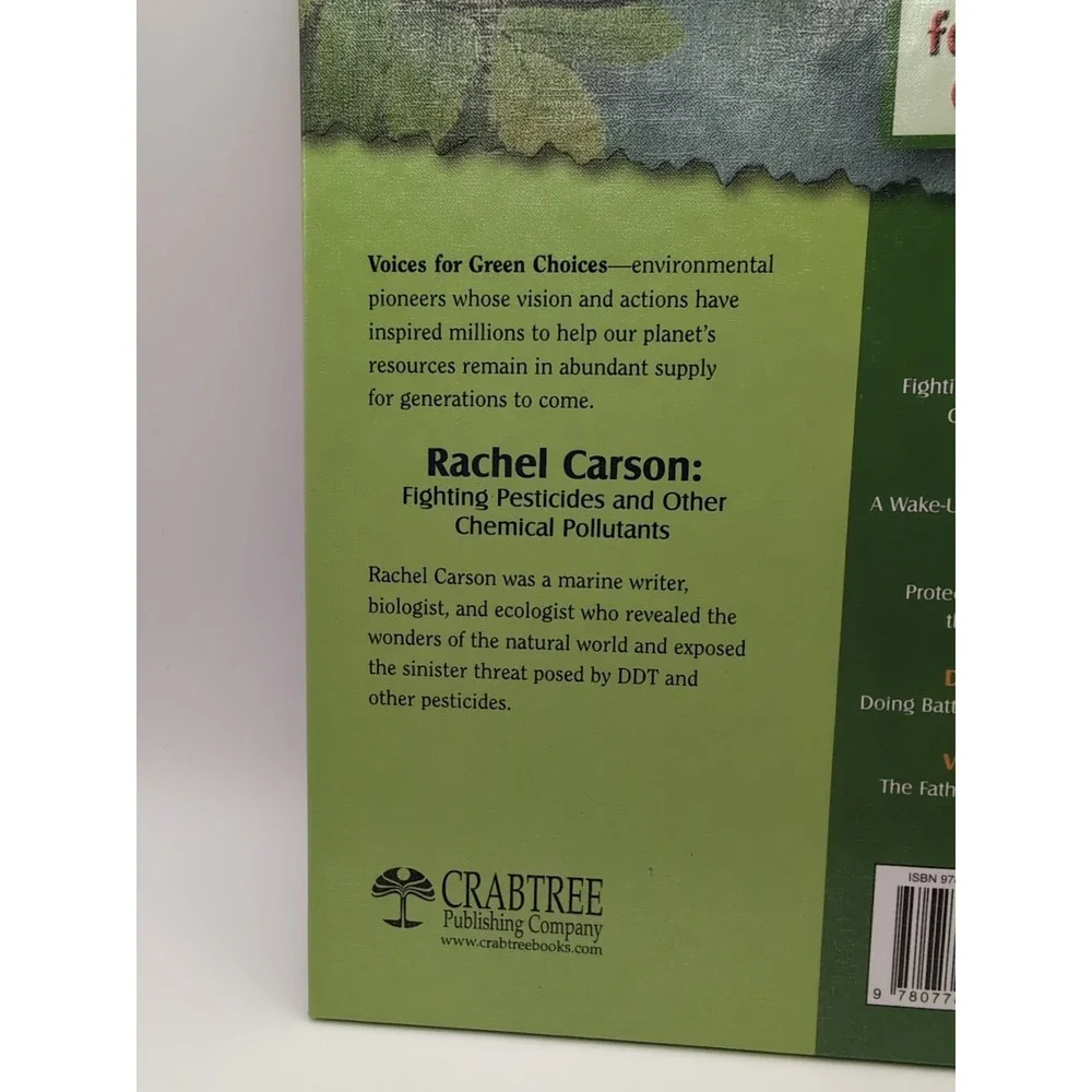 Rachel Carson : Fighting Pesticides and Other Chemical Pollutants by Patricia...